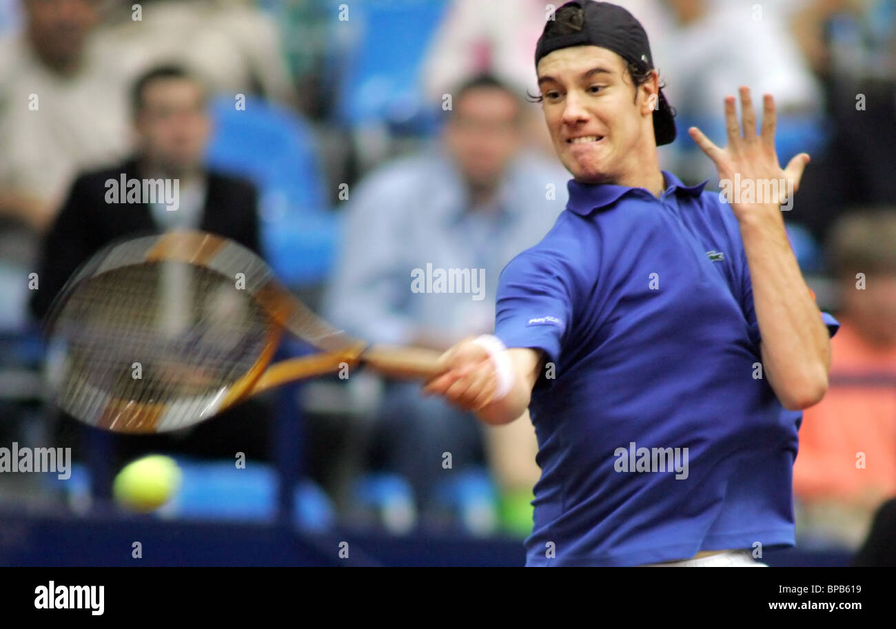 Rusia llega a las semifinales de Copa Davis Foto de stock