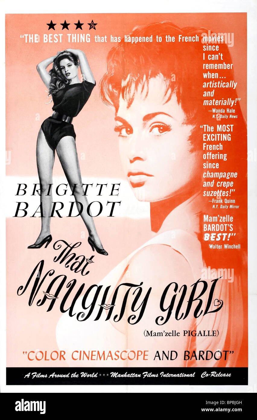 Brigitte Bardot Poster Que Naughty Girl Cette Sacree Gamine 1956 Brigitte Bardot Poster Que Naughty Girl Cette Sacree Gamine 1956