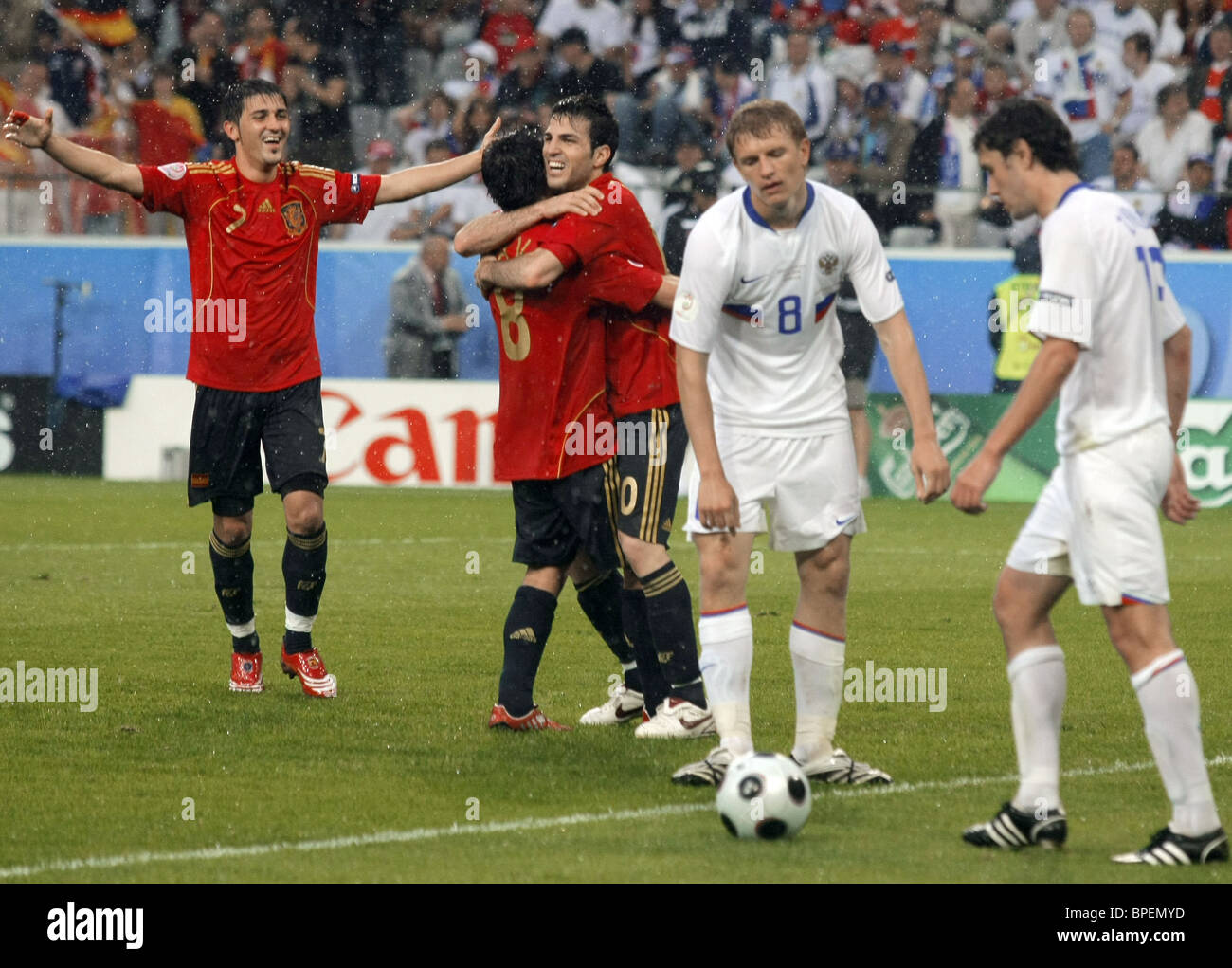 Eurocopa 2008: España 4-1 Rusia Fotografía de stock - Alamy
