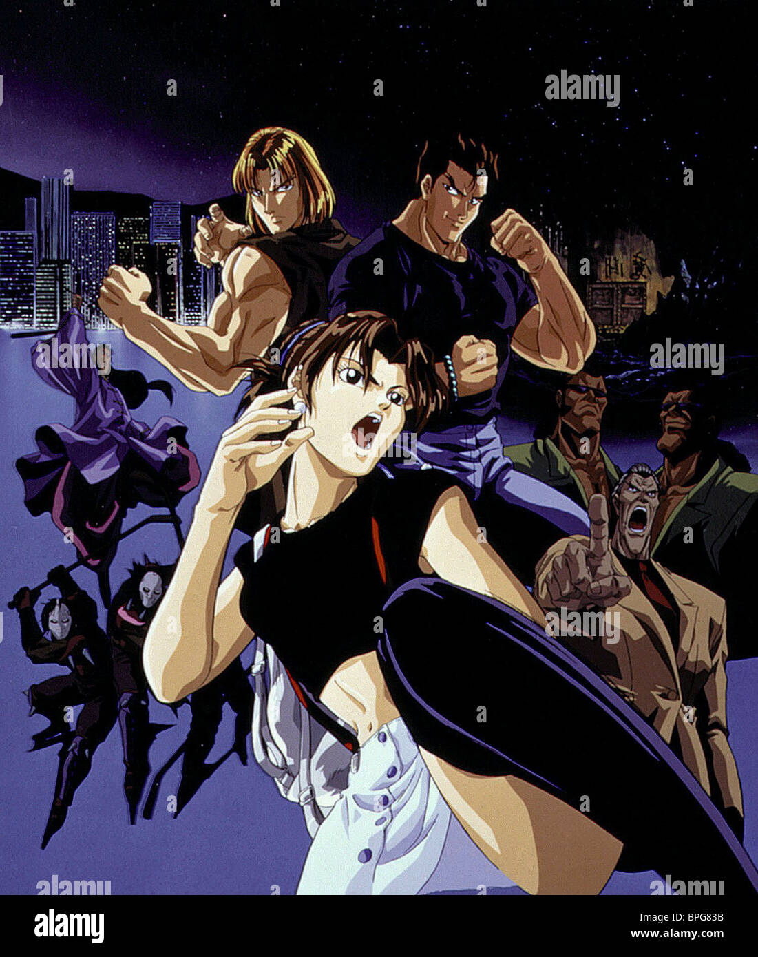 Caracteres Streetfighter Streetfighter La Serie Animada 1997 Fotografia De Stock Alamy