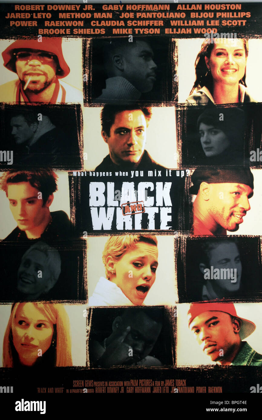 Cartel Blanco Y Negro Fotos e Imágenes de stock Alamy