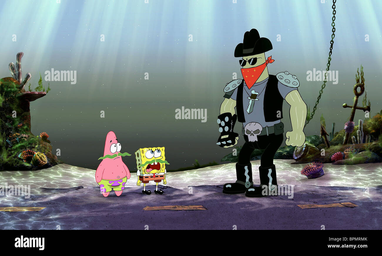 Patricio, Bob Esponja, Dennis, la película de Spongebob Squarepants, 2004  Fotografía de stock - Alamy