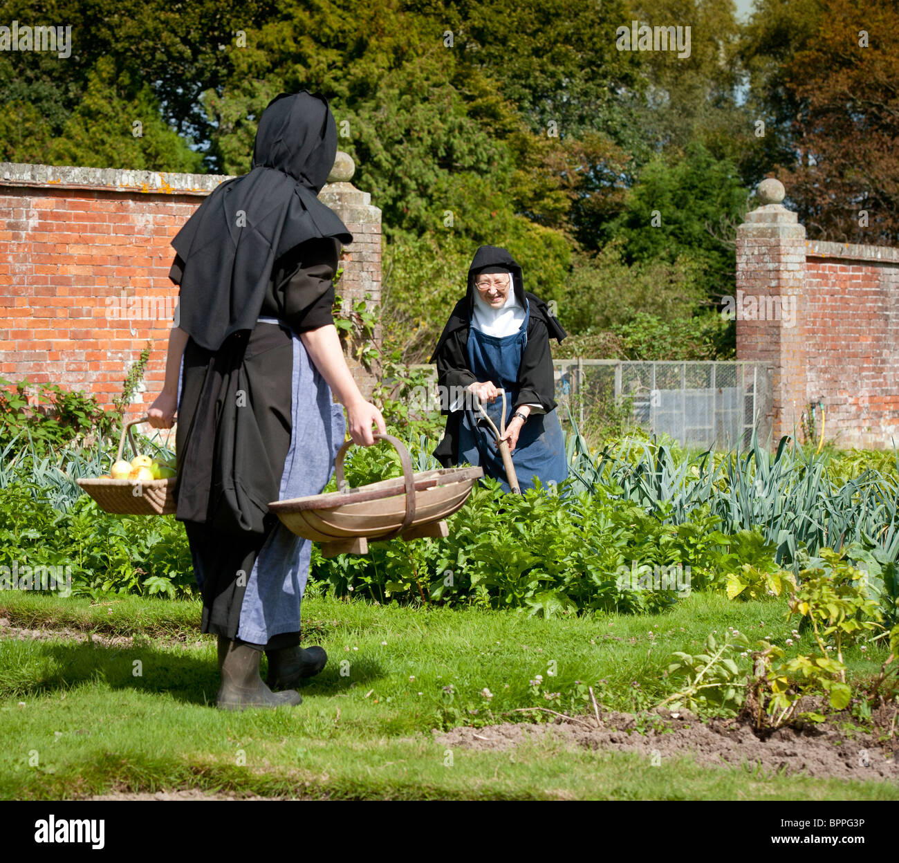 Autosuficiente Hermanas: una mirada a la vida cotidiana en el monasterio de  la Visitación en East Sussex Fotografía de stock - Alamy