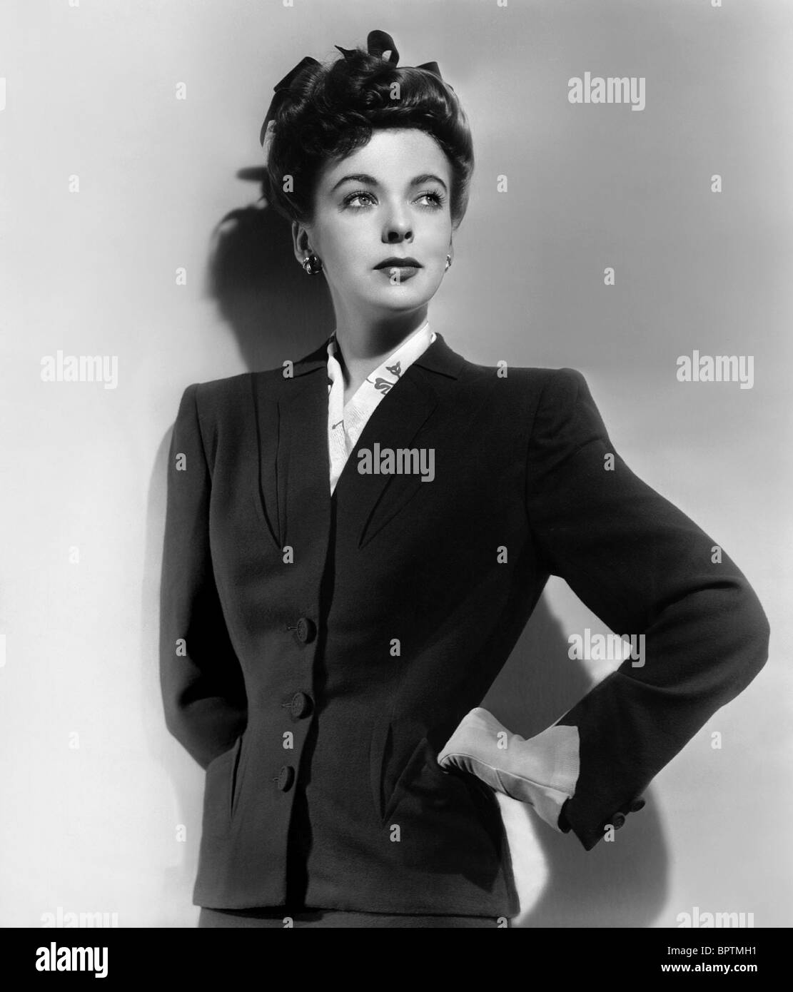 La actriz Ida Lupino (1944) Foto de stock