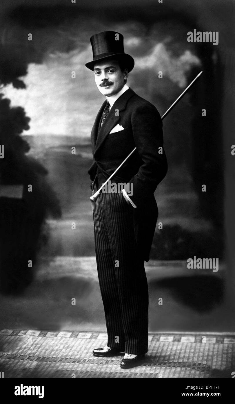 MAX LINDER actor de cine mudo (1910) Foto de stock