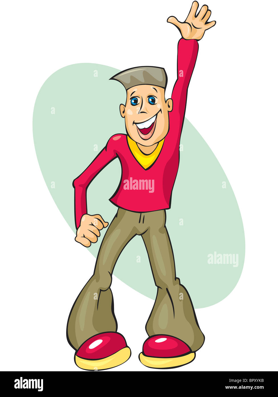 Dibujo de un niño bailando Fotografía de stock - Alamy Dibujo de un niño bailando Fotografía de stock - Alamy