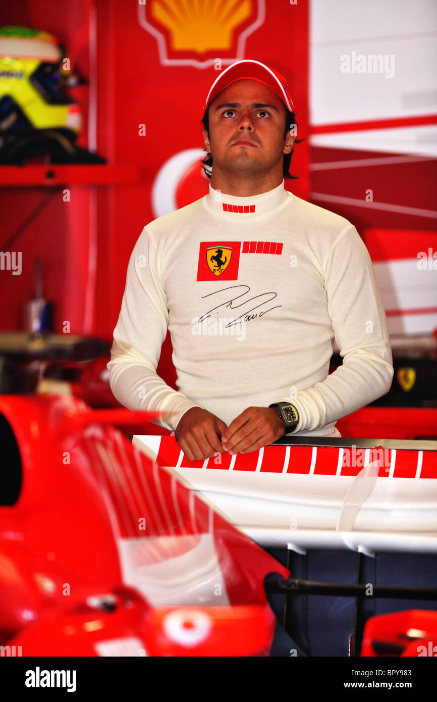 Felipe Massa, el F1, el circuito de Hockenheim, Alemania, 2006 Foto de stock