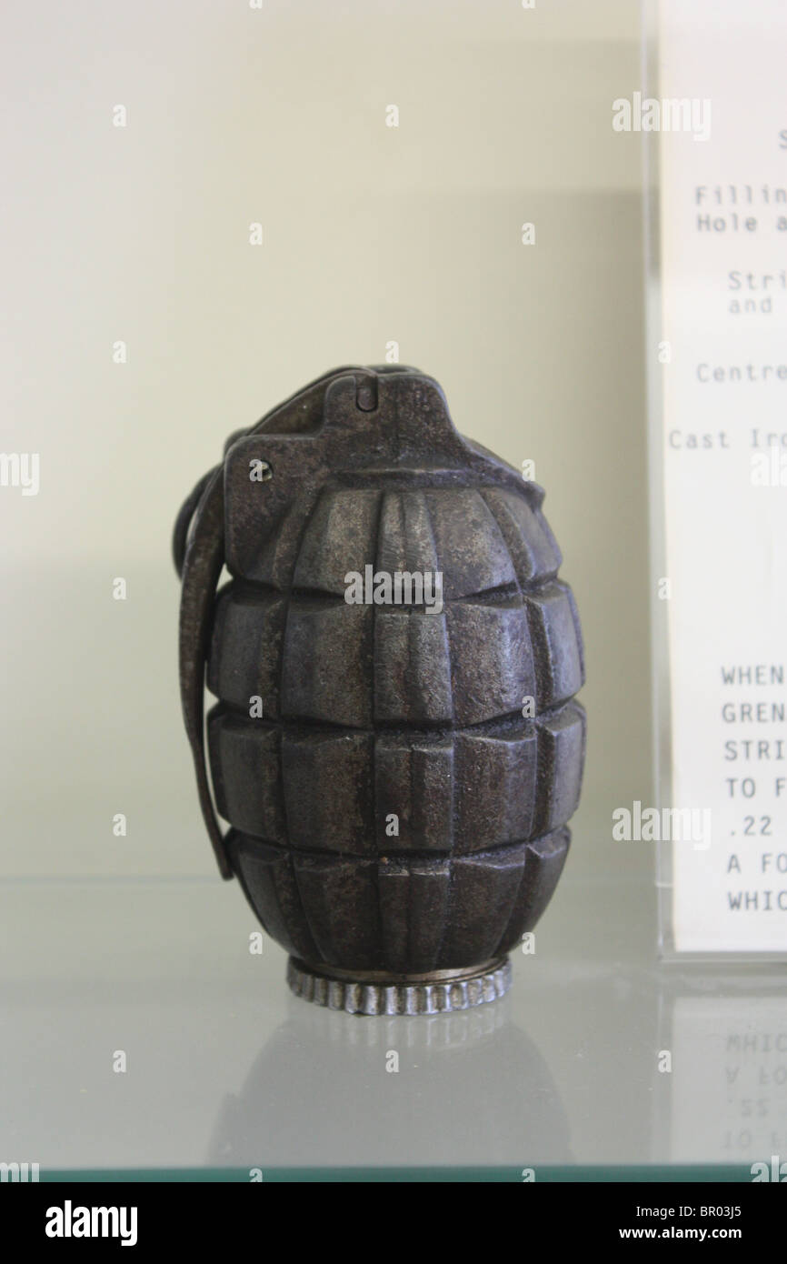 Guerra mundial militar con granadas de mano 2 Foto de stock