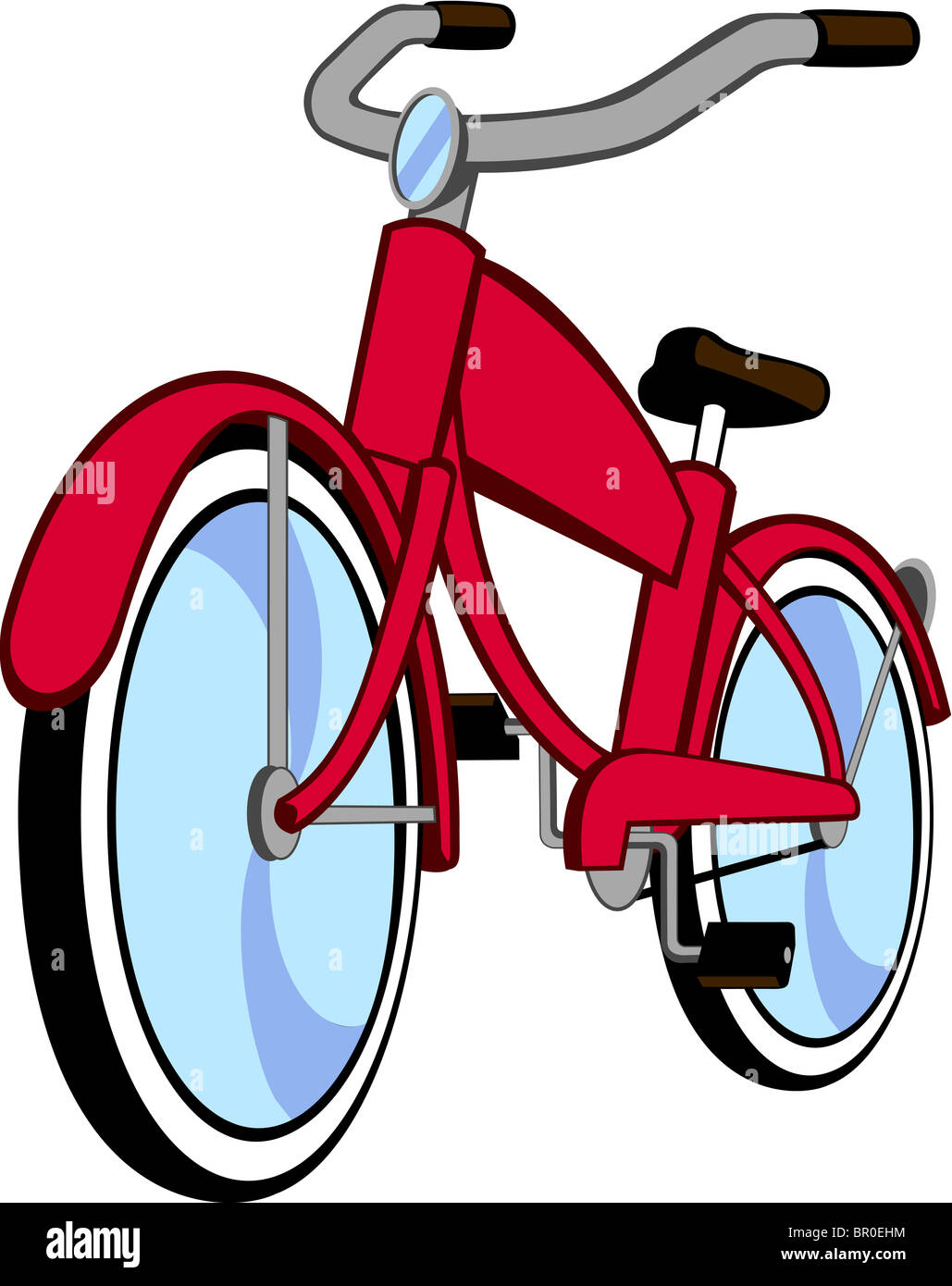 Una bicicleta roja Fotografía de stock - Alamy