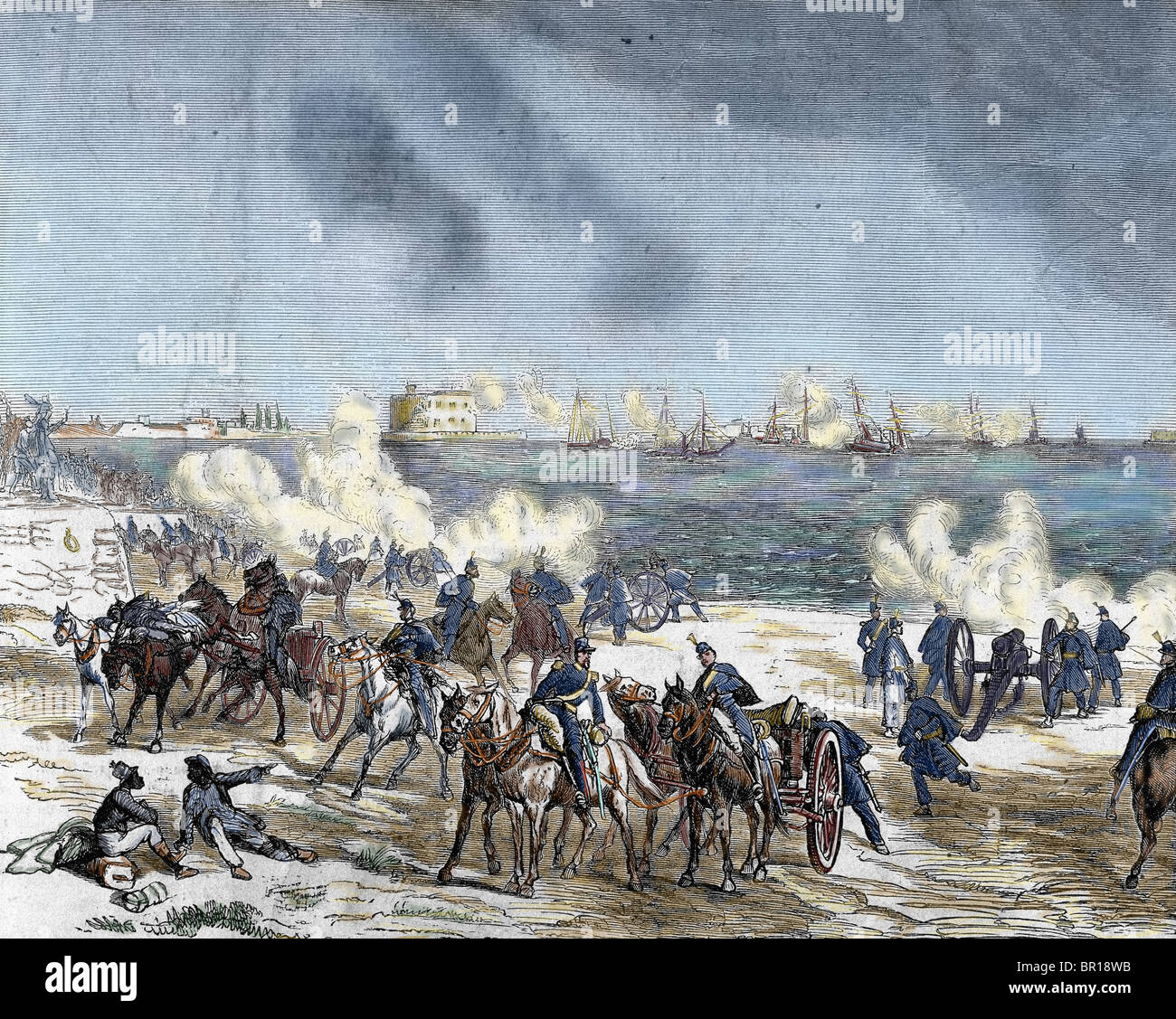 Estados Unidos. La Guerra Civil estadounidense (1861-1865). Foto de stock