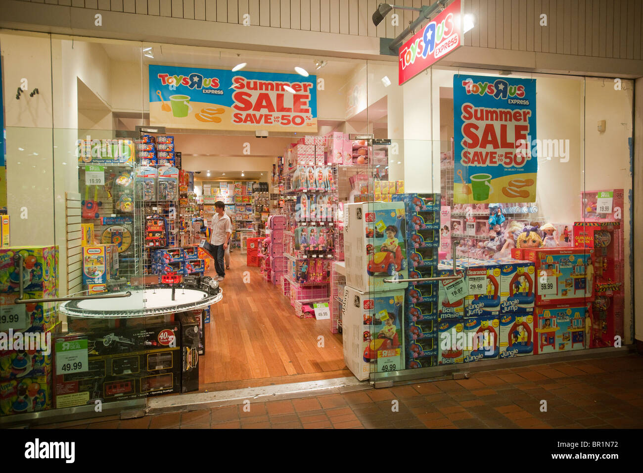 La tienda Toys R Us Express en el South Street Seaport de Nueva York