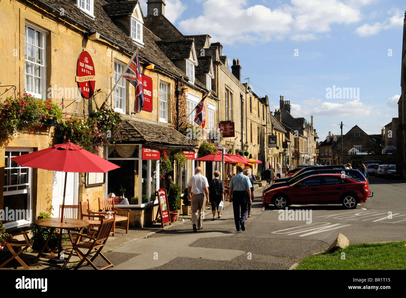 Estibar en la Wold Los Cotswolds Foto de stock