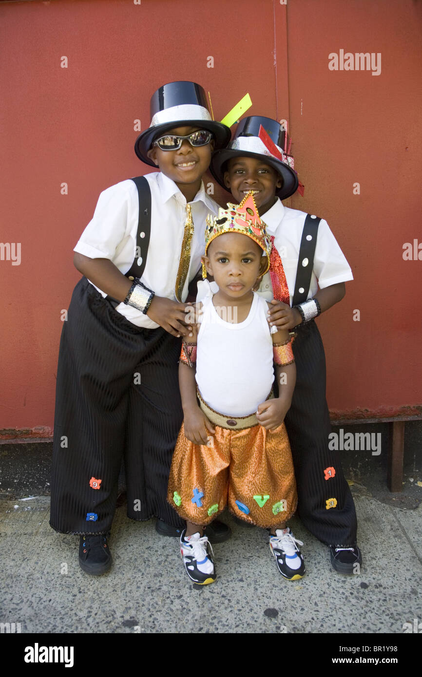 2010 West Indian Children's Parade en Crown Heights, Brooklyn, Nueva York. Foto de stock