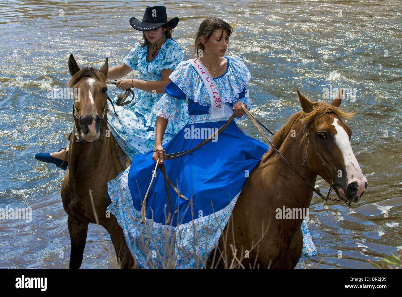 Argentina Gaucho Em Cavalo Usando Telefone Celular Imagem de Stock - Imagem  de chapéu, festa: 222666767