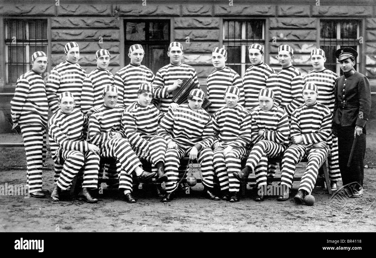 Imagen histórica, presos, ca. 1917 Foto de stock