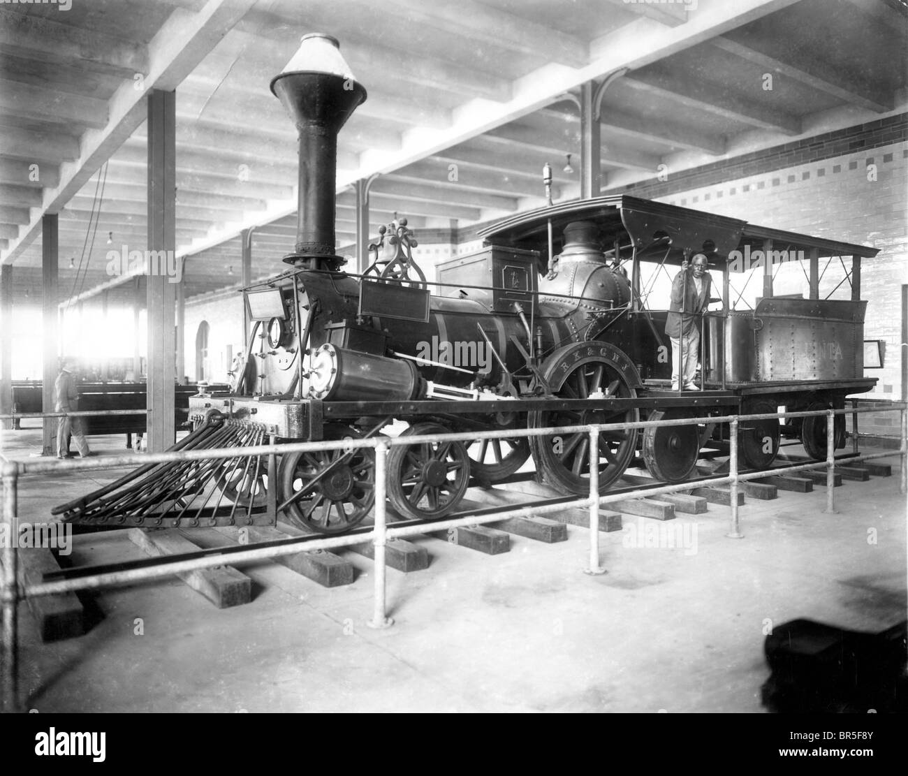 Fotografía Histórica, motor a vapor, alrededor de 1924 Foto de stock