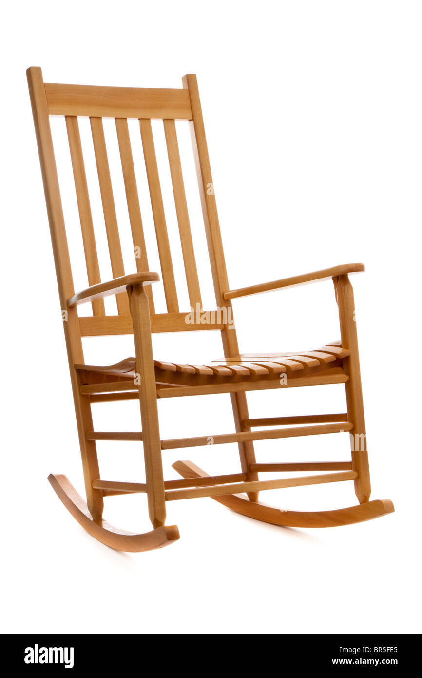 Enfatizar Glorioso Duplicar Madera de pino / silla mecedora de enfermería Fotografía de stock - Alamy