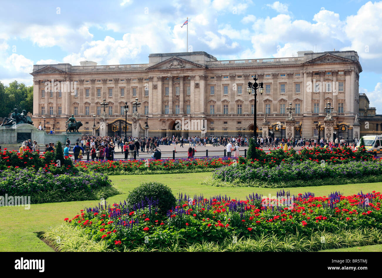 El Palacio de Buckingham Foto de stock