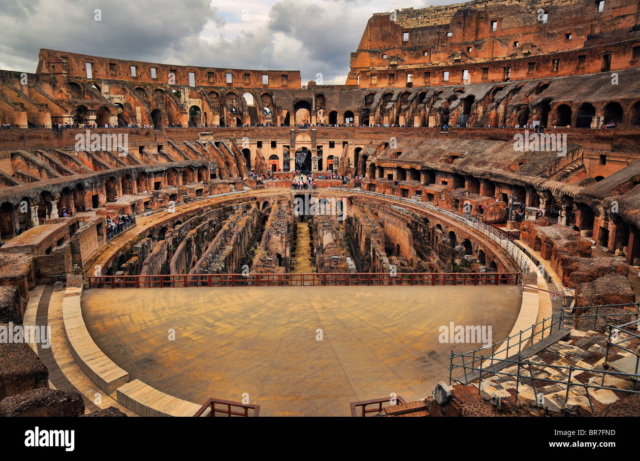 El Coliseo de Roma, Italia Foto de stock
