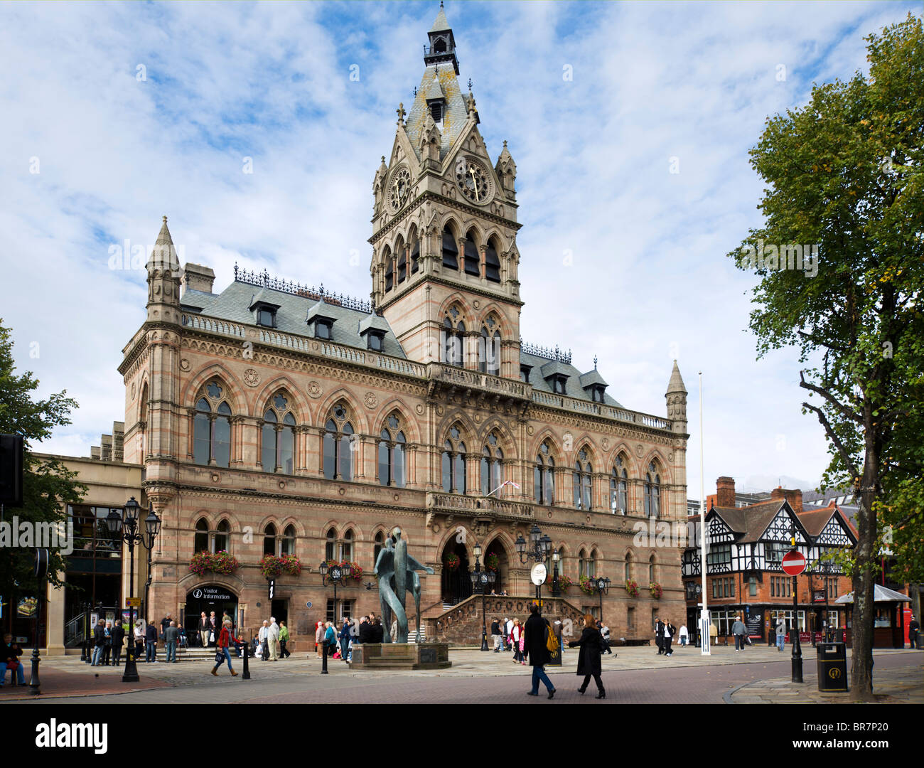 El Ayuntamiento, Chester, Cheshire, Inglaterra, Reino Unido. Foto de stock