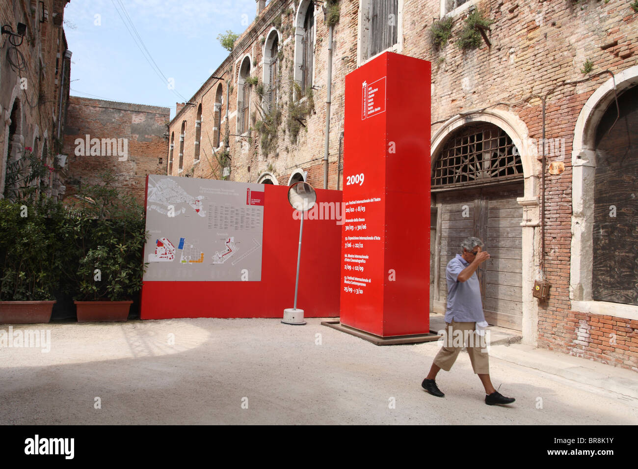 La Biennale di Venezia (Venecia Biennale) Foto de stock