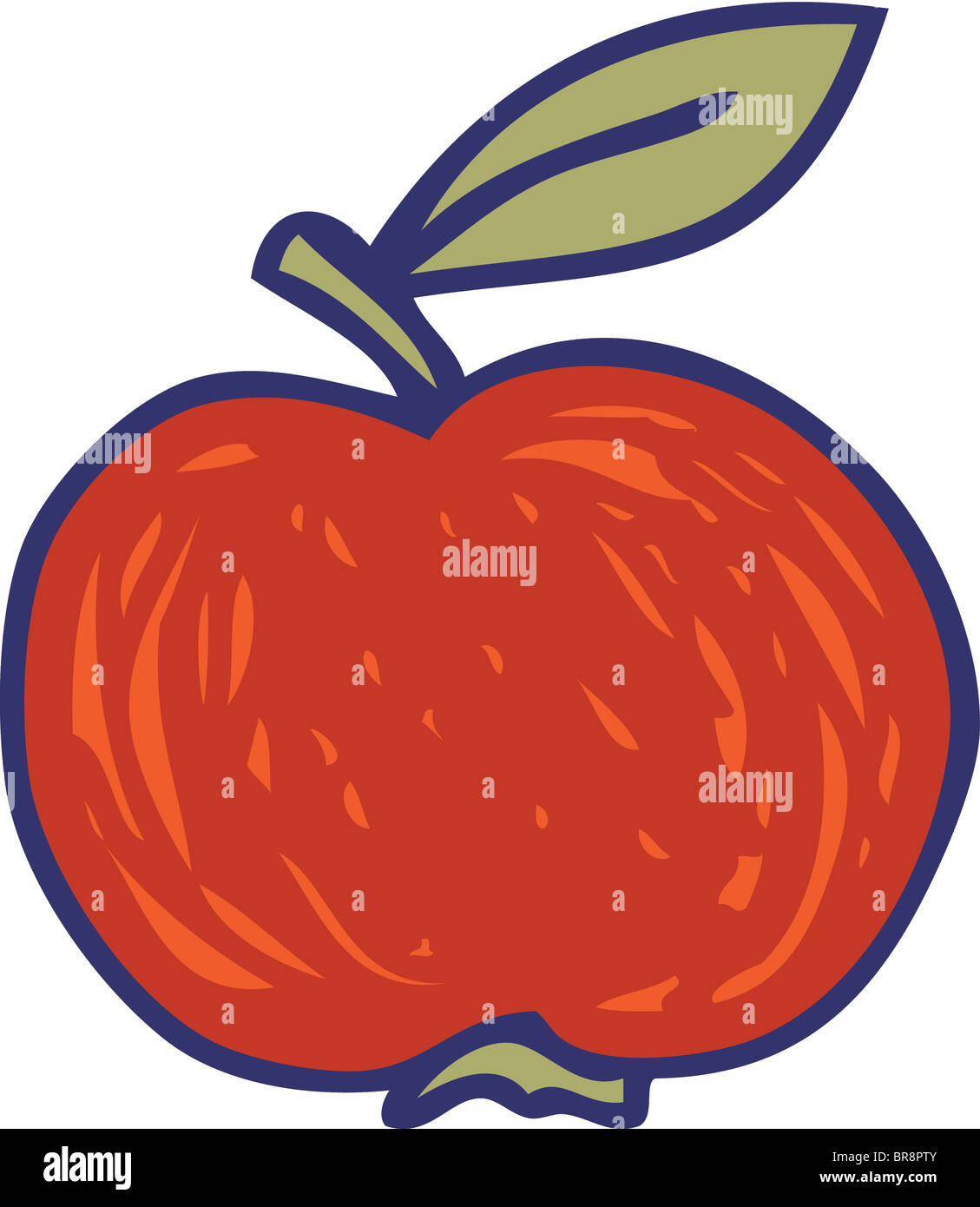 Ilustración de un mcintosh apple Fotografía de stock Alamy