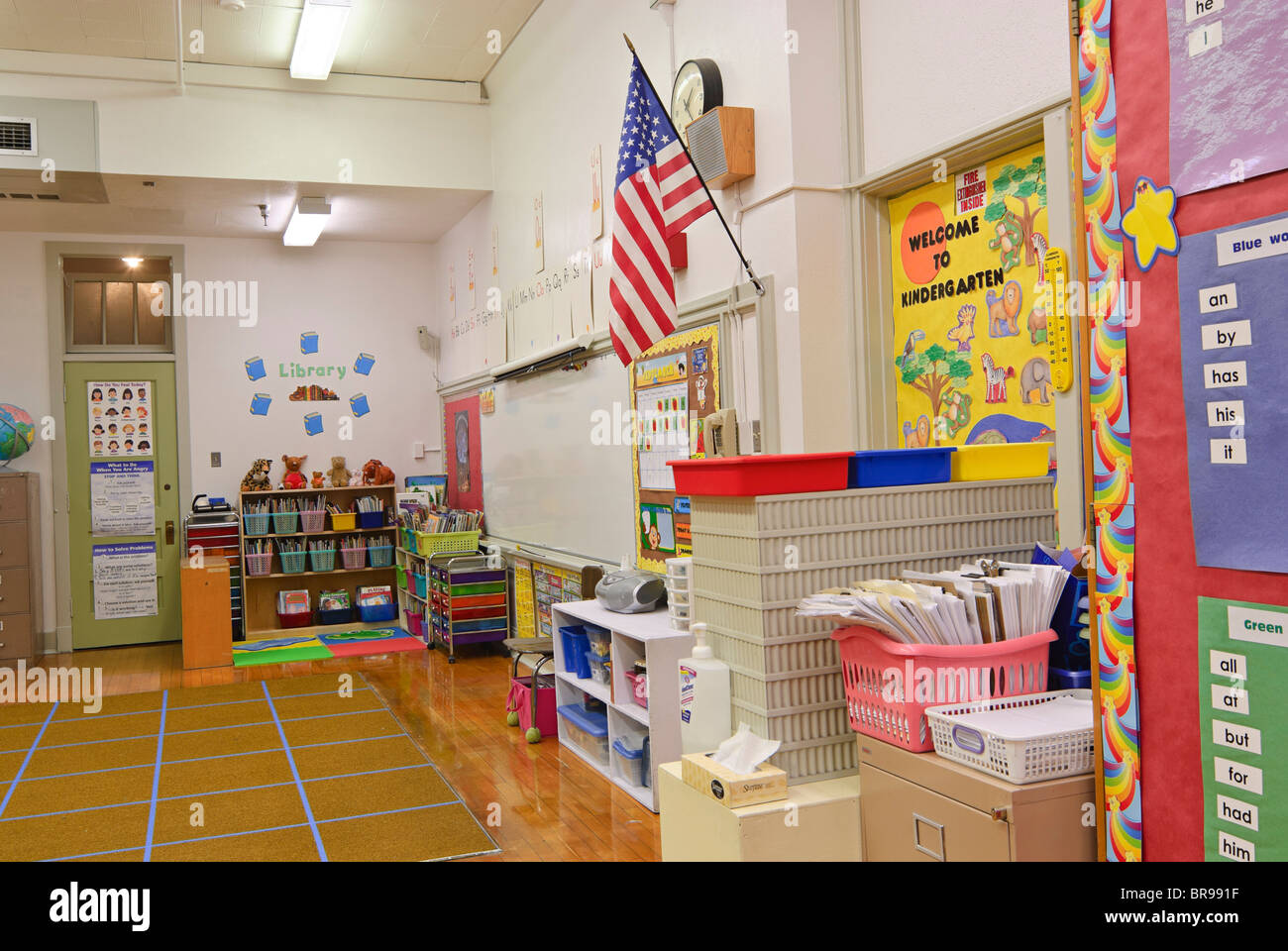 Aula de kindergarten y primer grado Fotografía de stock Alamy