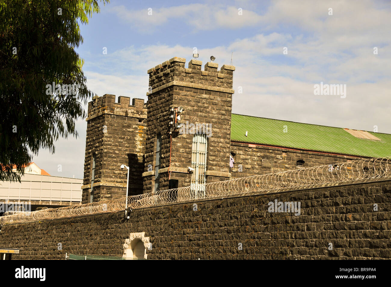 Nueva Zelanda, Isla del Norte, Auckland Mount Eden prisión situada en Lauder Road, en el centro de Auckland, suburbio de Mt Eden Foto de stock