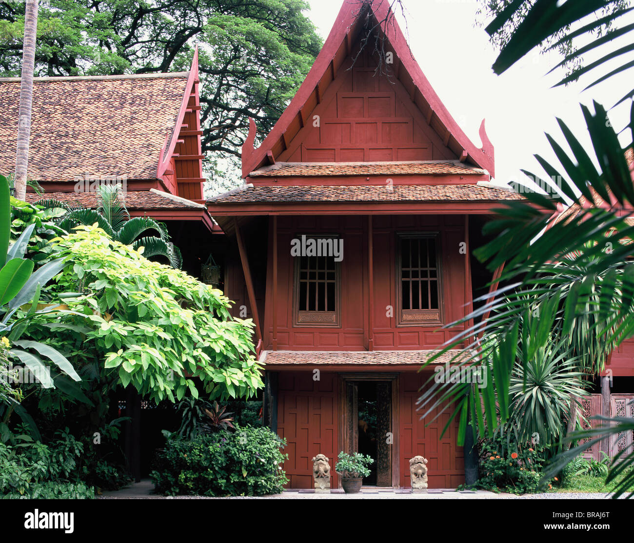Casa de Jim Thompson, Bangkok, Tailandia, el sudeste de Asia, Asia Foto de stock