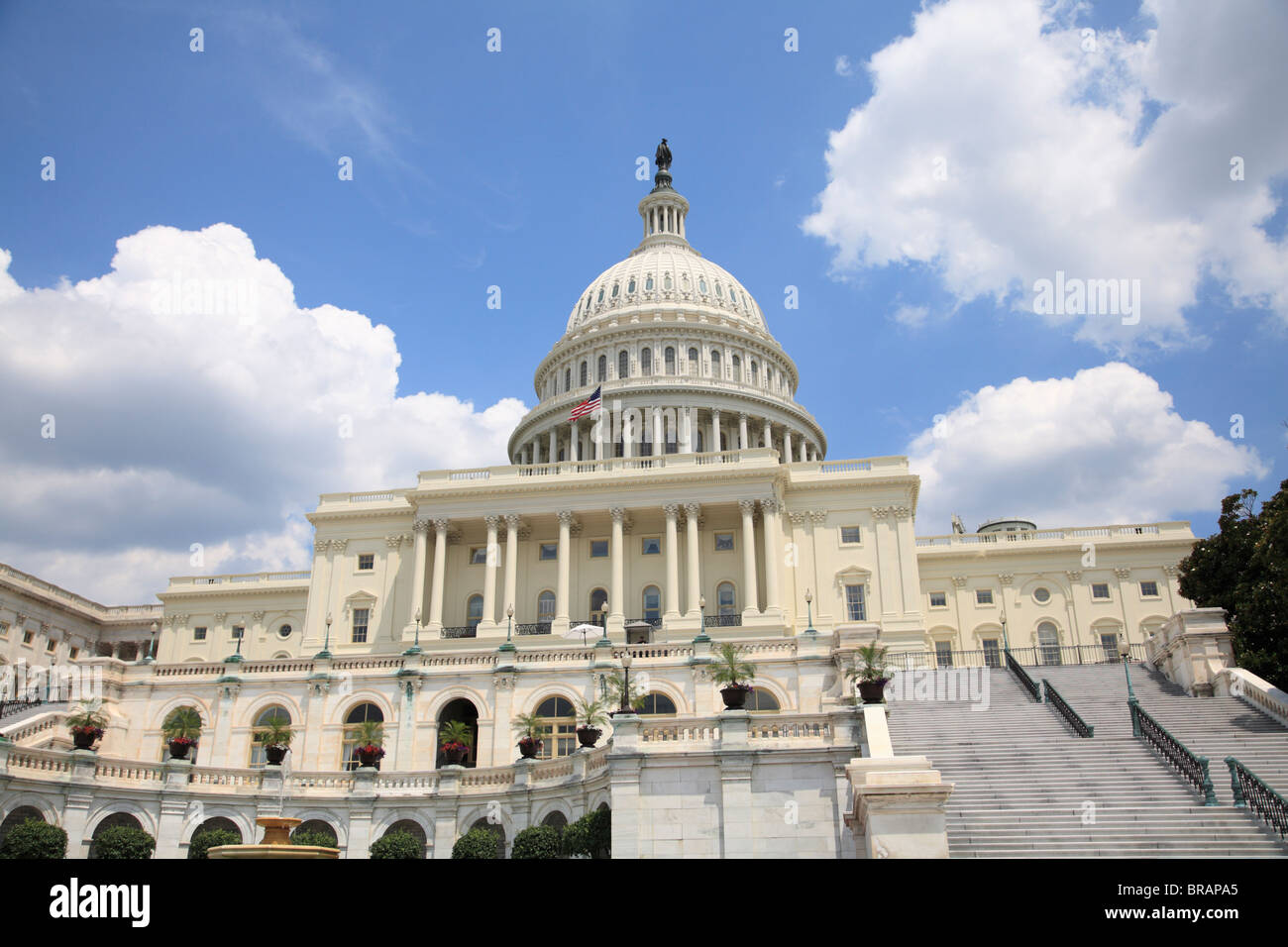 Edificio del Capitolio, el Capitol Hill, Washington D.C., Estados Unidos de América, América del Norte Foto de stock