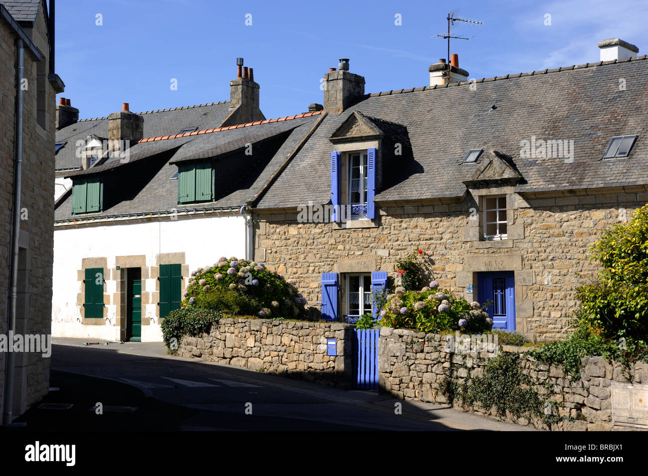 francia, bretaña (bretaña), morbihan, la trinité sur mer Foto de stock
