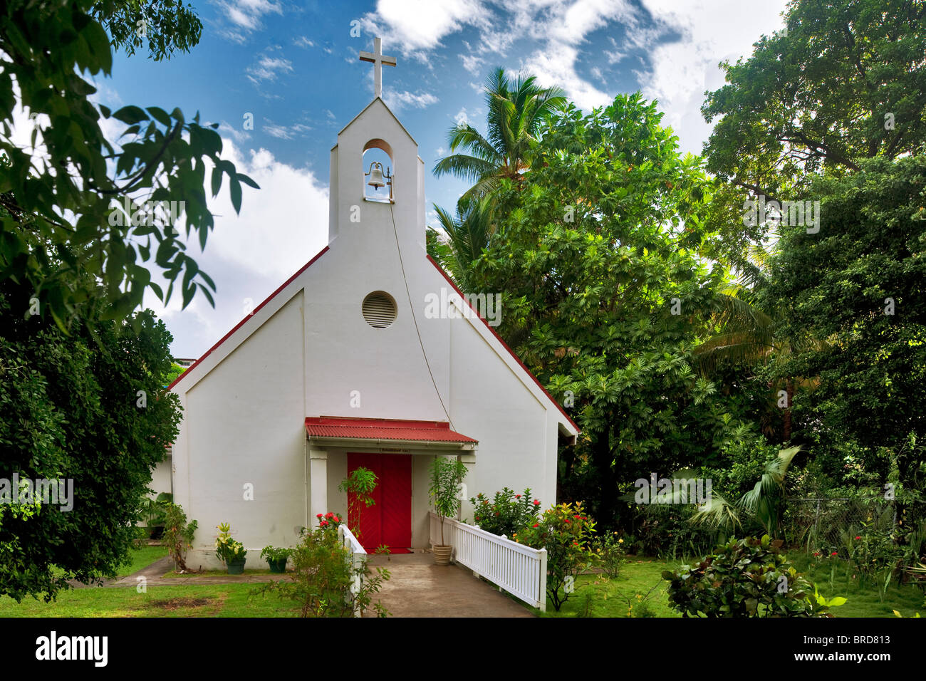 Nazaret Iglesia Evangélica Luterana. Islas Vírgenes. San Juan Foto de stock