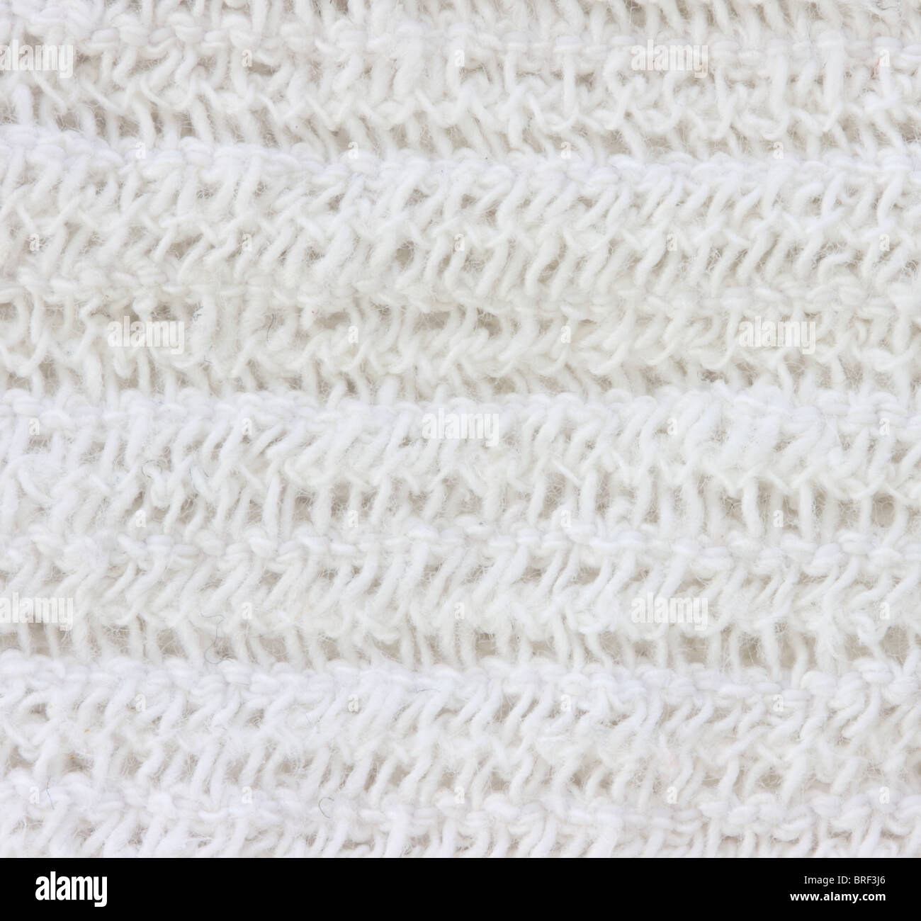 Vista cercana de tejido blanco textura - gasa / mull detalle Foto de stock