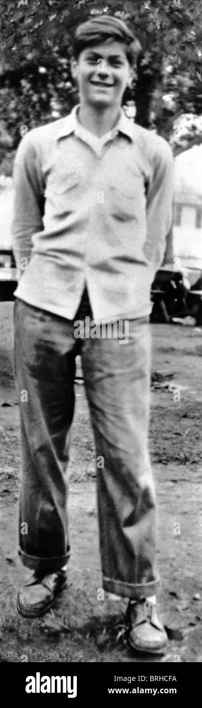 TONY CURTIS ACTOR EN SU JUVENTUD (1940) Foto de stock