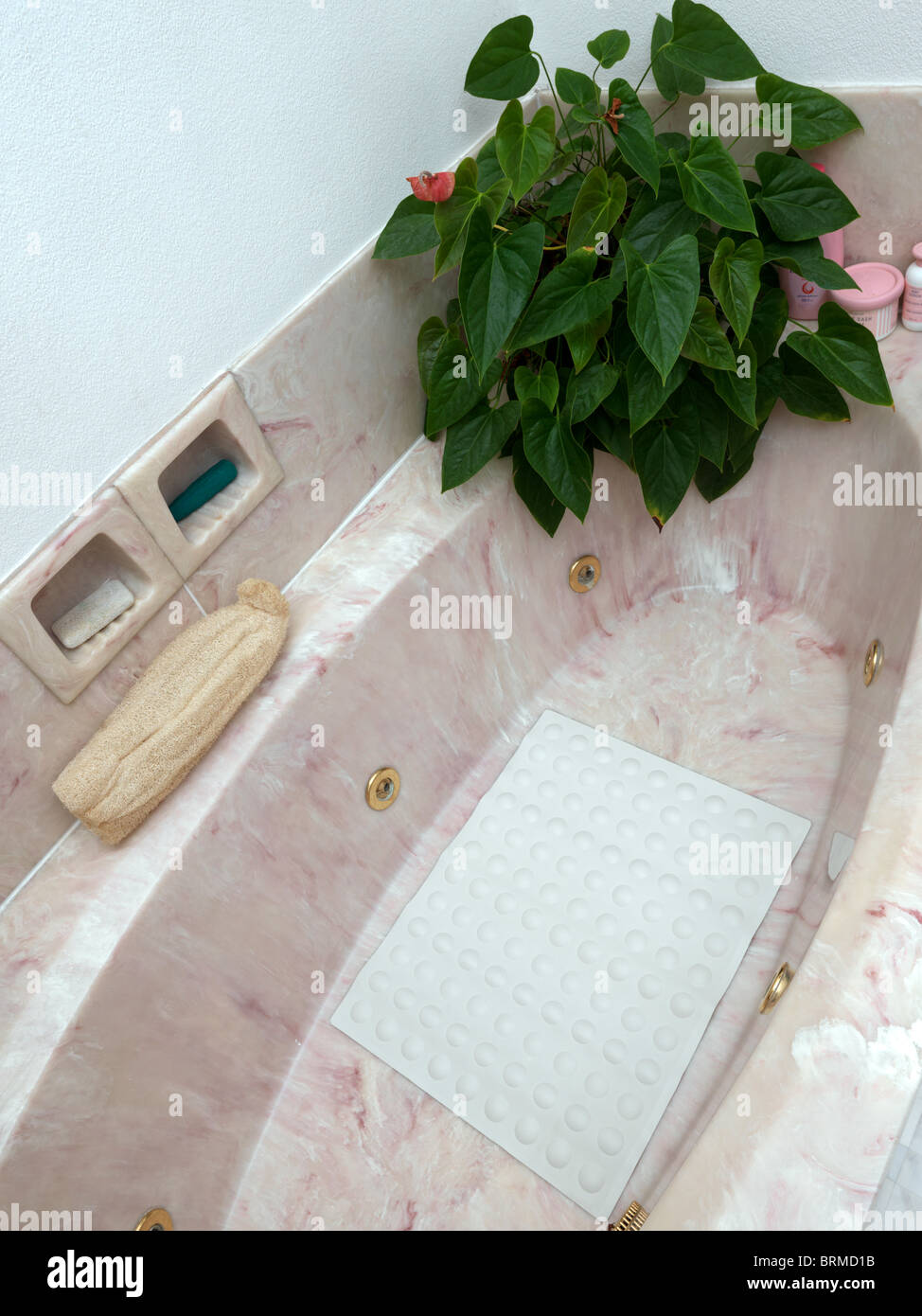 Un Anti-Microbial bañera y ducha Antideslizante Mat Foto de stock