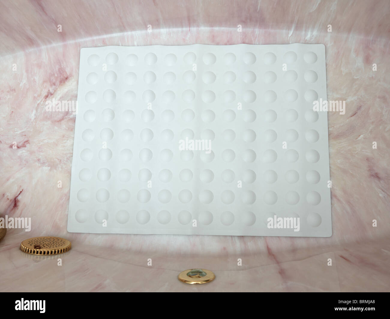 Un Anti-Microbial bañera y ducha Antideslizante Mat Foto de stock