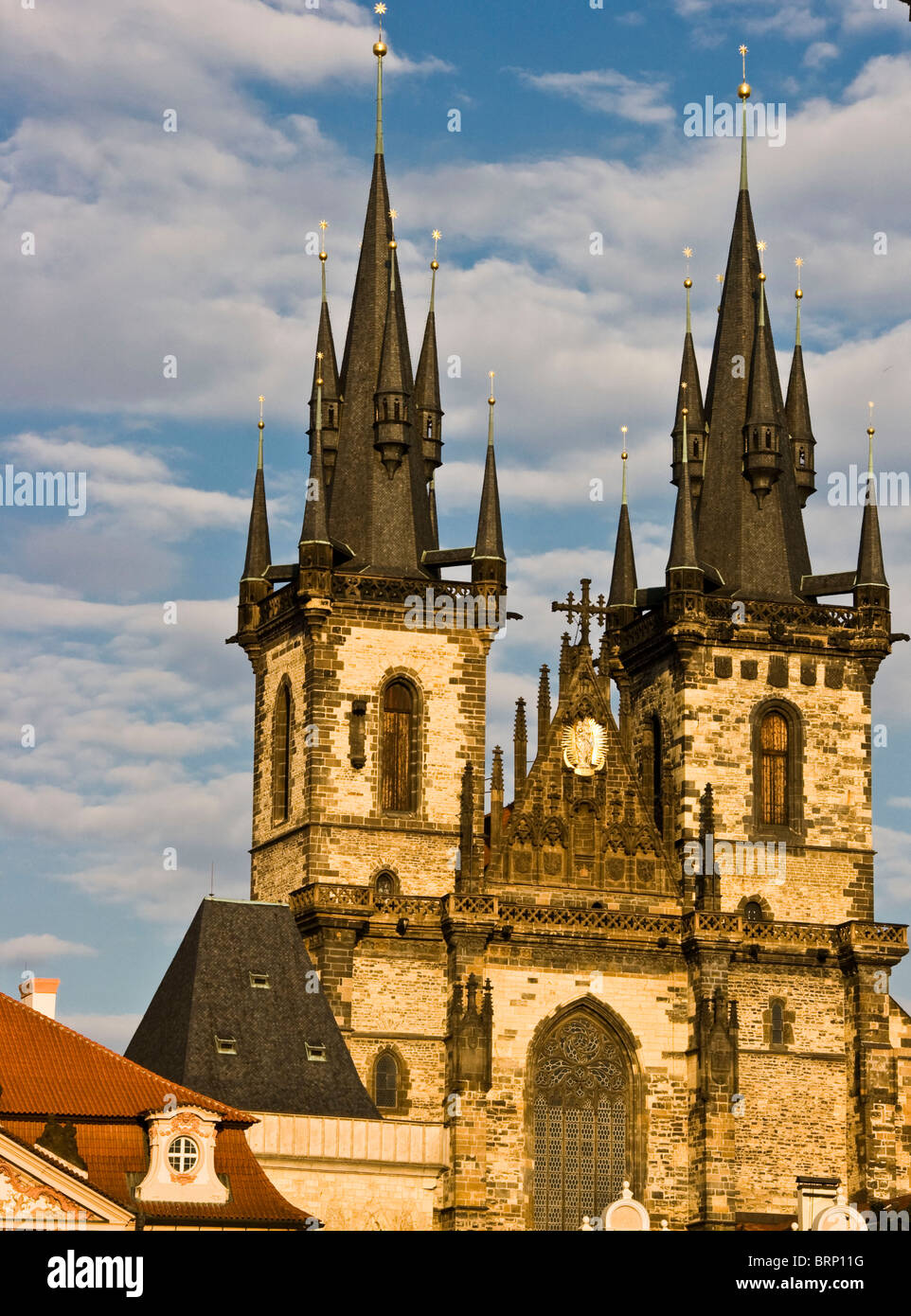 Iglesia de Nuestra Señora antes de Tyn Praga República Checa Europa Foto de stock