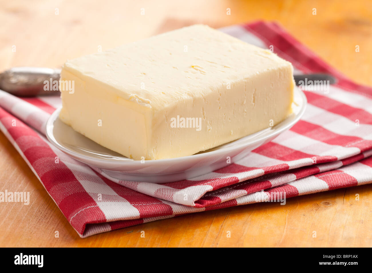 mantequilla fresca Foto de stock