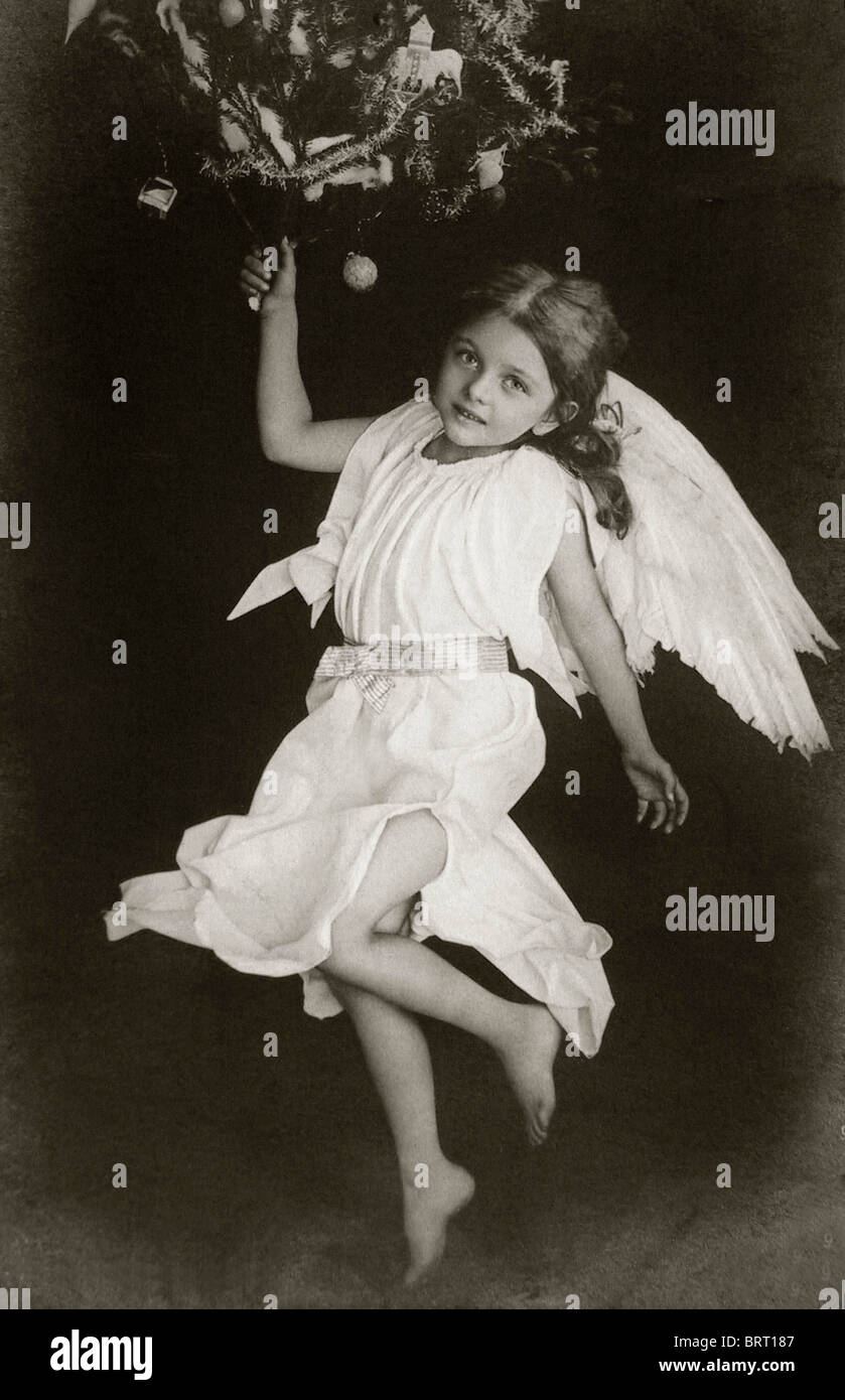 Angel, fotografía histórica, en torno a 1915 Foto de stock