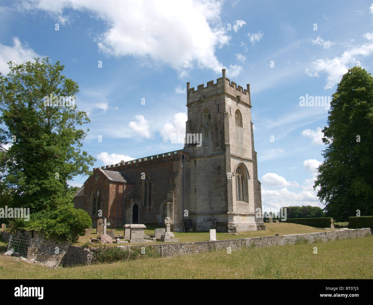 Rushall Wiltshire St Matthews iglesia Foto de stock