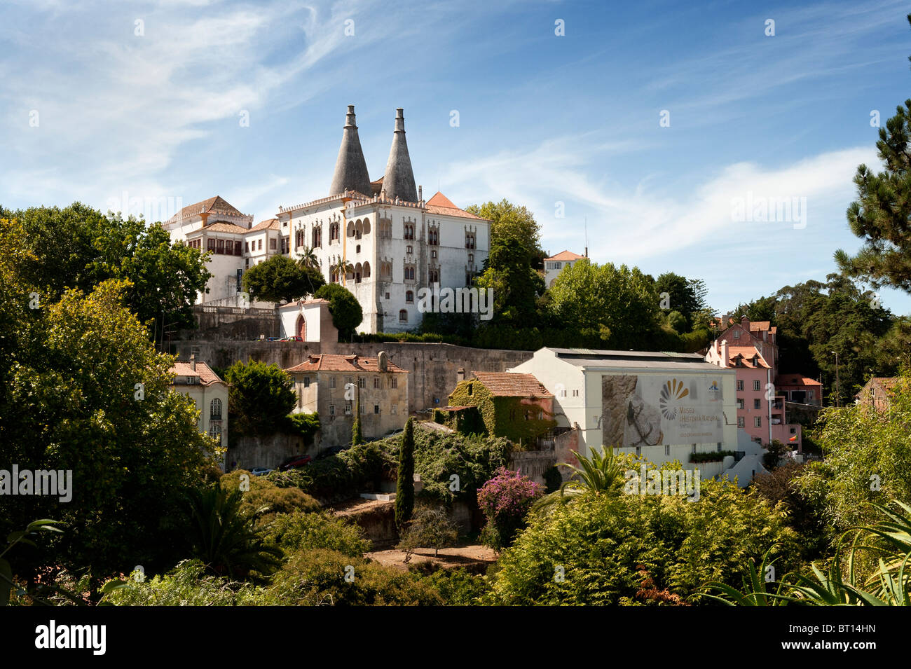 Palacio Nacional de Sintra Foto de stock