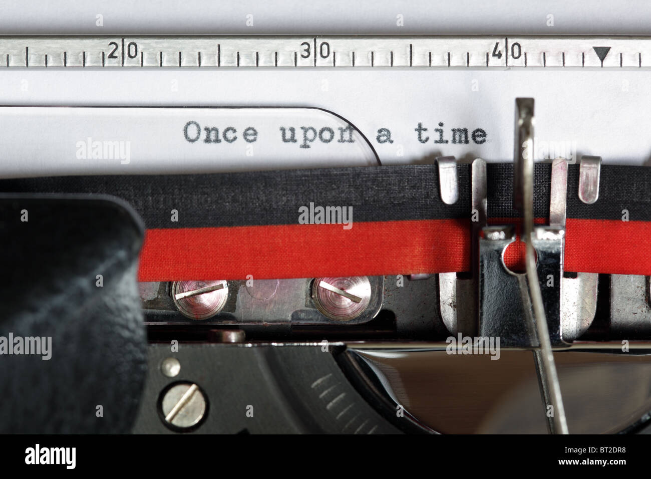  Typewriter Érase una vez Fotografía de stock Alamy