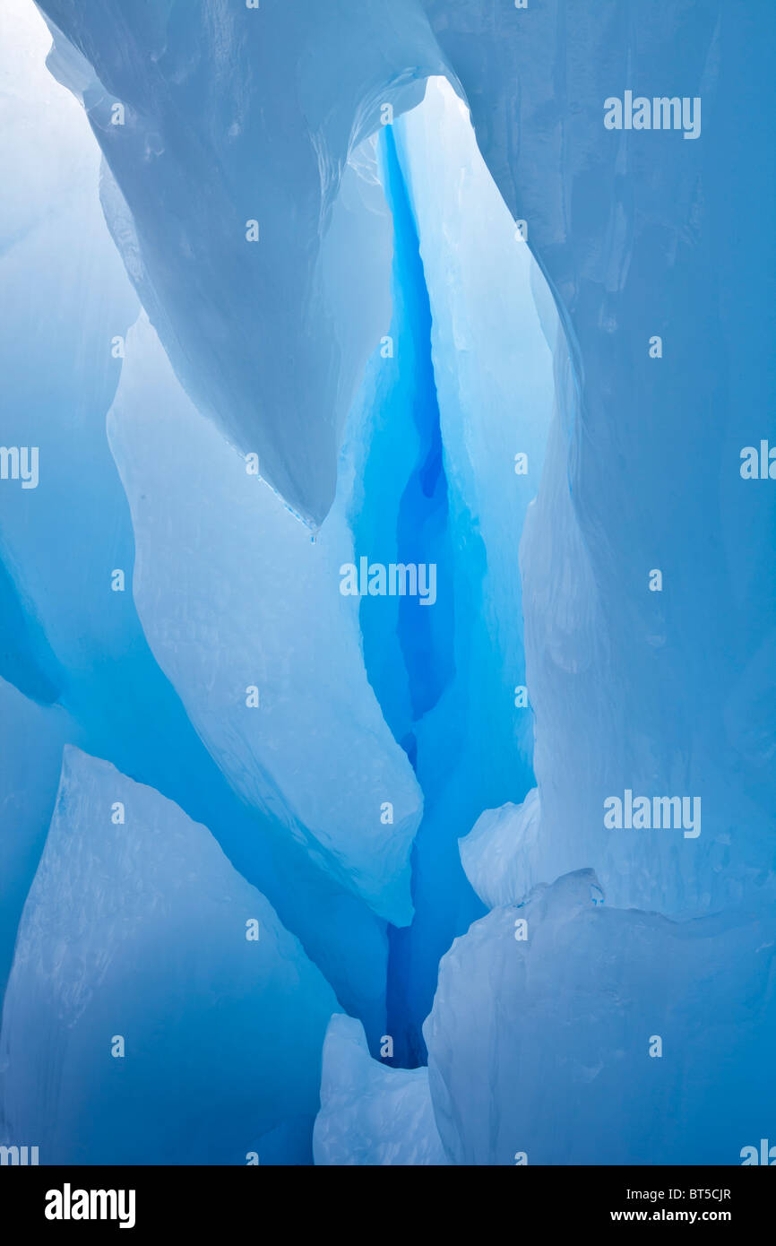 Los icebergs cerca de Isla Diablo, noreste de la península Antártica. Foto de stock