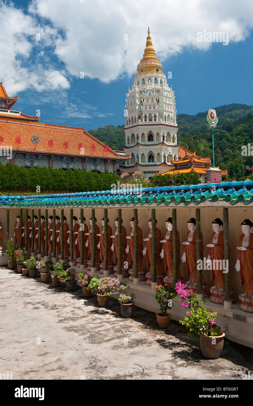 Templo Kek Lok Si en Penang, Malasia Foto de stock