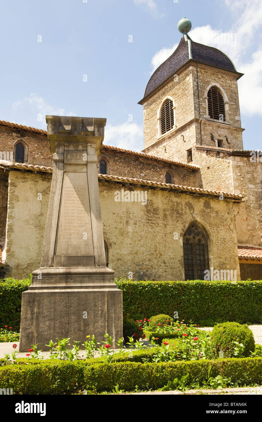 La iglesia de Sainte Marie Madeleine (María Magdalena), ciudad medieval