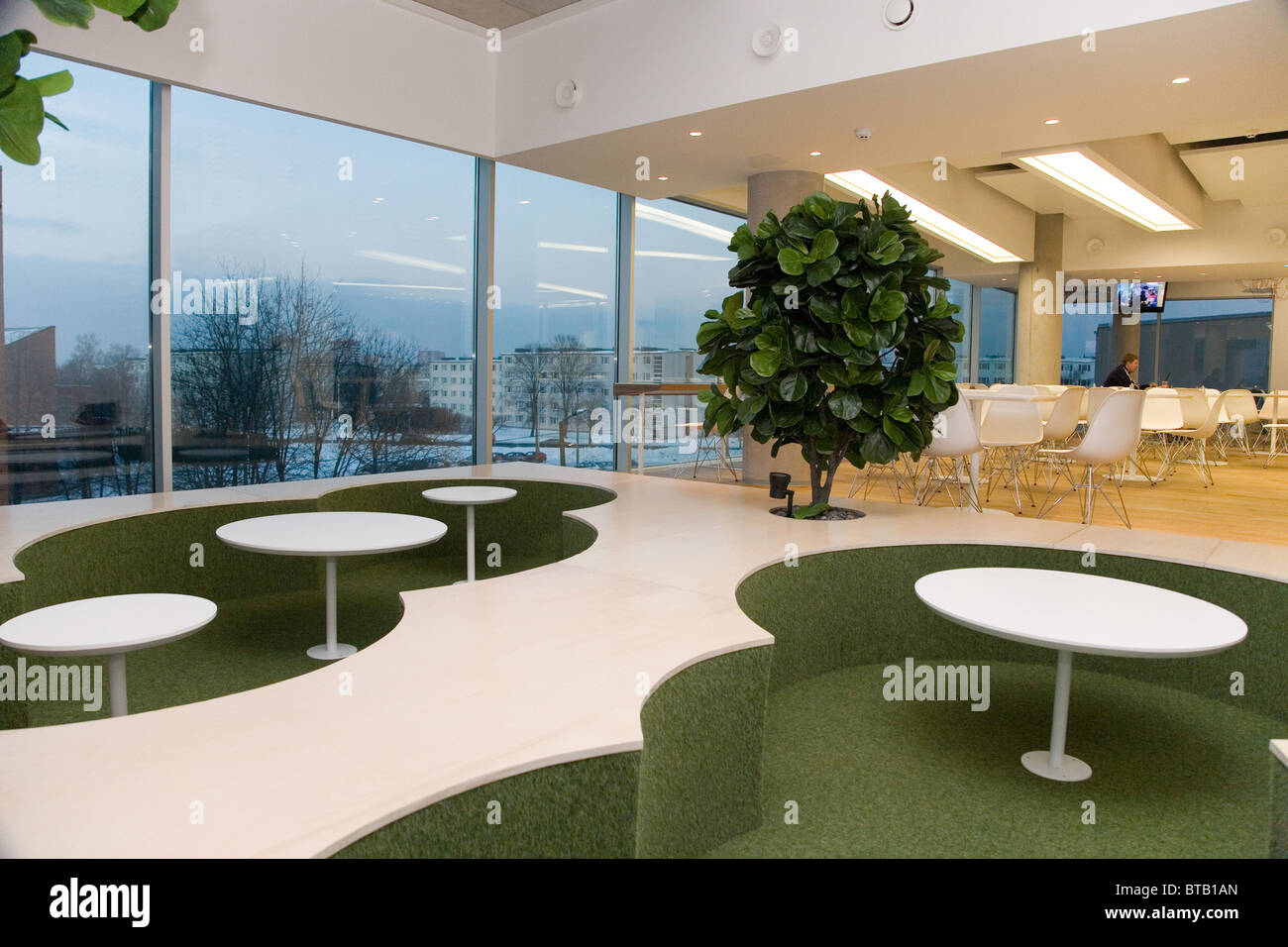 Salón comedor en Skype Office, Tallin, Estonia Fotografía de stock - Alamy