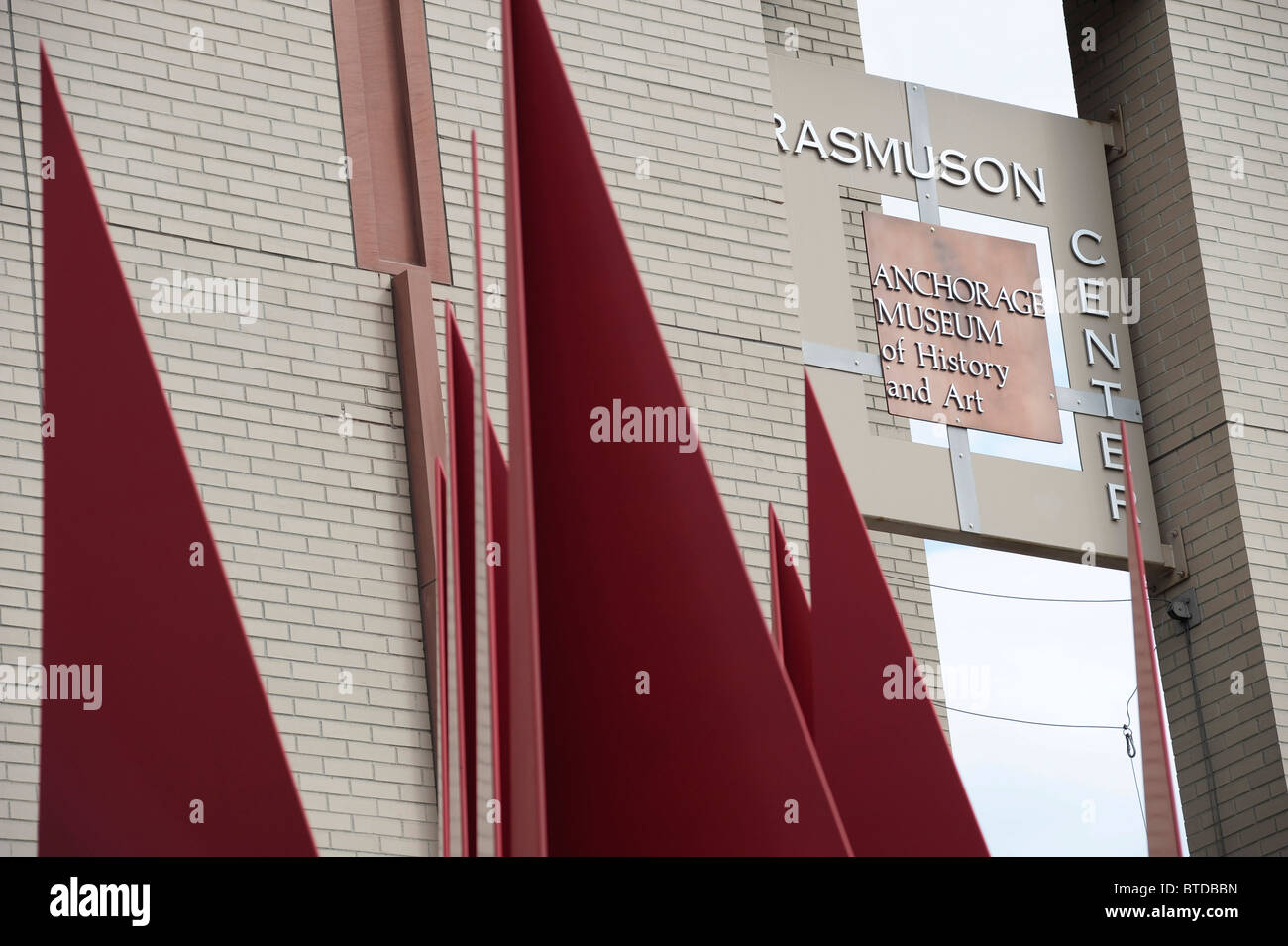 Museo Anchorage en el Rasmuson Center en el centro de Anchorage, Alaska Southcentral Foto de stock