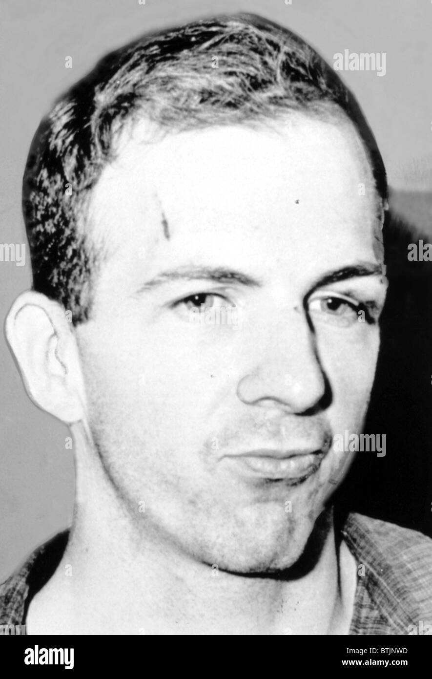 Lee Harvey Oswald, 11/23/63 Foto de stock