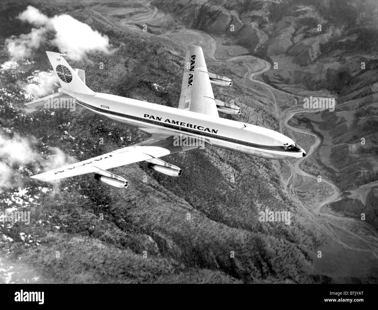 Pan American Airways (Boeing 707-121), introducido en 1955 Fotografía de  stock - Alamy