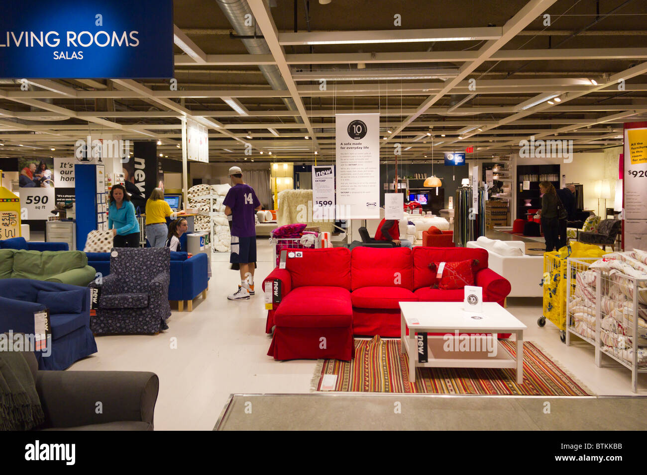 Almacén de muebles de IKEA, la tienda Plymouth Meeting, Pennsylvania, EE.UU  Fotografía de stock - Alamy